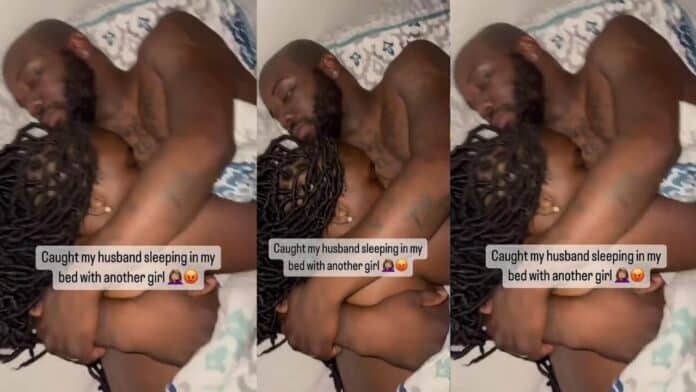 Wife returns from work to find her husband in bed with his sidechick Video 696x392 1