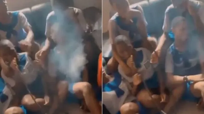 see disturbing video of young school girls smoking in their uniforms that gets everyone talking watch video