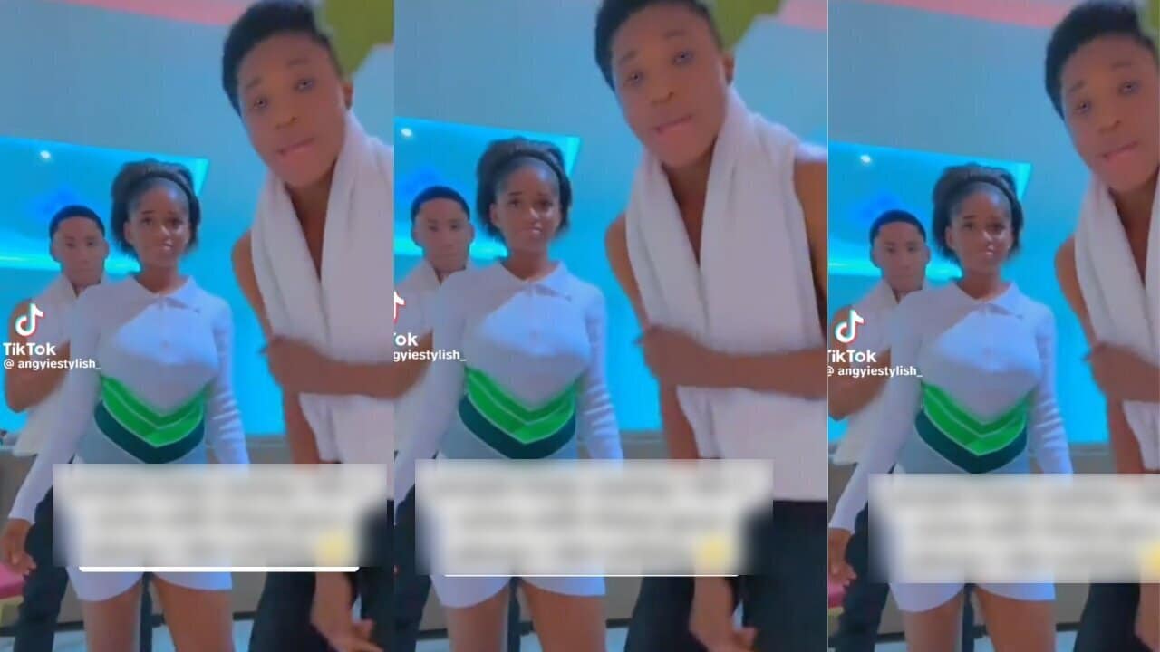 Angie Stylish drops another room video with two guys Watch 1 1